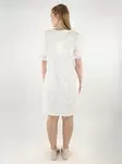 Vila juhlamekko Flower V-Neck valkoinen - Mekot ja tunikat - 138465 - 2