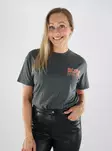 JJXX dam t-shirt JJXXACE RLX mörkgrå/AC-DC - T-shirts för damer - 139215 - 2