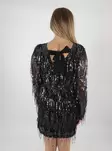 Only paljettimekko Spacy Sequins musta/hopea - Mekot ja tunikat - 139975 - 2