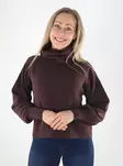 Only naisten neule Olivia roll neck ruskea - Naisten neuleet - 141805 - 1