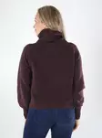 Only naisten neule Olivia roll neck ruskea - Naisten neuleet - 141805 - 2