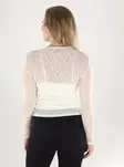 Aware by Vero Moda naisten pitsipaita Tessy lace luonnonvalkoinen - Naisten pitkähihaiset paidat - 141295 - 2