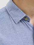 Jack&Jones kortärmad herrskjorta fänrik blå - Skjortor för herrar - 138025 - 5