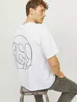 Jack&Jones herr t-shirt T-shirt vit/skalle - T-shirts för herrar - 137575 - 1