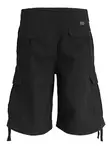 Jack&Jones puuvillaiset reisitaskuhortsit Towen cargo musta - Miesten shortsit ja caprit - 141085 - 2