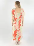 JDY midimittainen mekko Camille Smock beige/monivärinen - Mekot ja tunikat - 138545 - 2