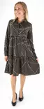 JDY naisten mekko Piper shirt walnut/musta - Mekot ja tunikat - 136555 - 1