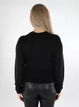 JDY merinoull cardigan för dam Pacific Wool svart - Stickat för damer - 137375 - 2