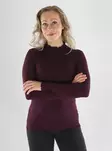 JDY naisten ribbipaita Fransiska viininpunainen - Långärmade tröjor för damer - 141565 - 1