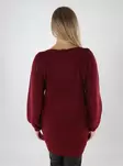 JDY stickad klänning cabernet - Stickat för damer - 139415 - 2