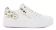 Marco Tozzi naisten kukkakoristeiset tennarit 23720-46 valkoinen - Naisten tennarit - 140525 - 1