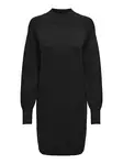 Only Carmakoma naisten pluskoon neulemekko Frida Highneck musta - Naisten neuleet - 137455 - 1