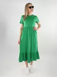 Only luomupuuvillainen mekko May Peplum vihreä - Mekot ja tunikat - 138205 - 1
