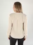 Only stretchskjorta dam Smock grå morr - Långärmade tröjor för  damer - 139135 - 2