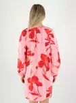 Only naisten kukkakuvioinen mekko Hyaci pink icing/big red - Mekot ja tunikat - 140745 - 2