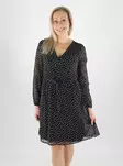 Only naisten mekko Cera 3/4 short musta/valkoinen - Mekot ja tunikat - 141695 - 1