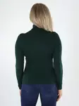 Only naisten pooloneule Karol rollneck tummanvihreä - Naisten neuleet - 141795 - 2