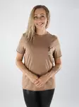 Only naisten t-paita Lucy vaaleanruskea - Naisten T-paidat - 138965 - 2