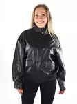 Only naisten takki Julia faux bomber musta - Skinnjackor och PU-jackor för damer - 141495 - 1