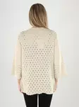 Only Neuletakki/Kimono Luza 3/4 beige - Naisten neuleet - 141115 - 2