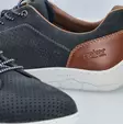 Rieker miesten aitonahkaiset tennarit 08315-14 sininen - Miesten tennarit - 140455 - 6
