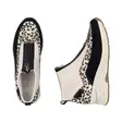 Rieker naisten kiilatennarit / nilkkurit N9362-90 beige / leopardikuosi - Rieker nilkkurit - 137795 - 4