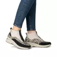 Rieker naisten kiilatennarit / nilkkurit N9362-90 beige / leopardikuosi - Rieker nilkkurit - 137795 - 6