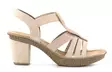 Rieker naisten korolliset sandaalit 66526-62 beige - Rieker sandaalit - 137965 - 2