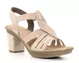 Rieker naisten korolliset sandaalit 66526-62 beige - Rieker sandaalit - 137965 - 1
