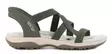 Skechers naisten Slip Ins -sandaalit 163460/OLV REGGAE SLIM - STRETCH FLEX vihreä - Skechers sandaalit - 140555 - 1