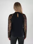 Vero Moda naisten pitsipaita Milla Lace musta - Naisten pitkähihaiset paidat - 139325 - 2