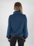 Vero Moda naisten pusero Hali Half Zip sininen - Naisten pitkähihaiset paidat - 139985 - 2