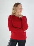 Vila naisten neule Dalo O-Neck punainen - Naisten neuleet - 139575 - 1