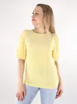 Vila dam t-shirt O-hals blek banan - T-shirts för damer - 138245 - 1