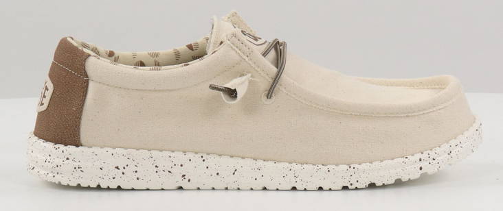 HEYDUDE miesten kengät 40022-105 Wally Stretch Canvas Ivory - Miesten kävelykengät - 133685 - 1