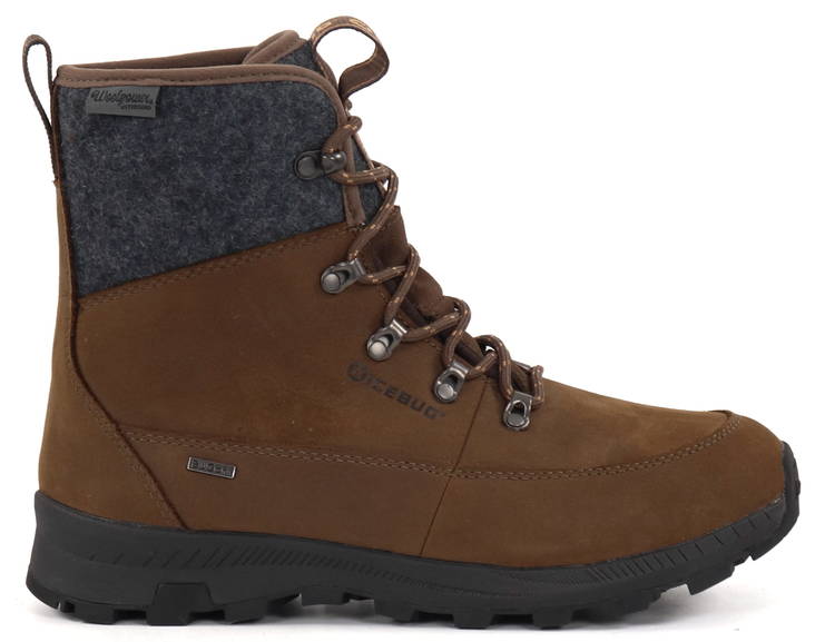 Icebug naisten vedenpitävät nilkkurit Adak wool W coffee/grey - Naisten nilkkurit - 131585 - 1