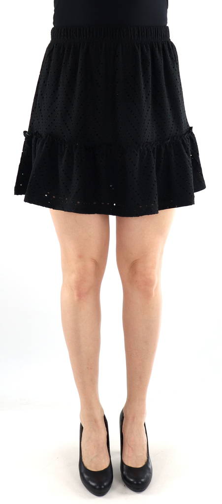 JDY Damkjol Carla cathinka frill svart - Kjolar - 133635 - 1
