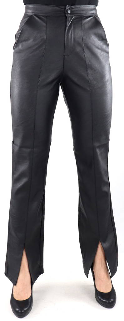 JJXX Byxor Stella slim hw faux, svart - Byxor för damer - 132025 - 1