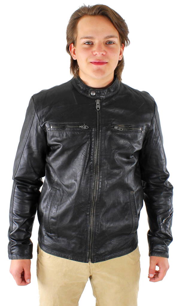 Jack&Jones Lenny Nahkatakki musta - Miesten takit - 117225 - 1