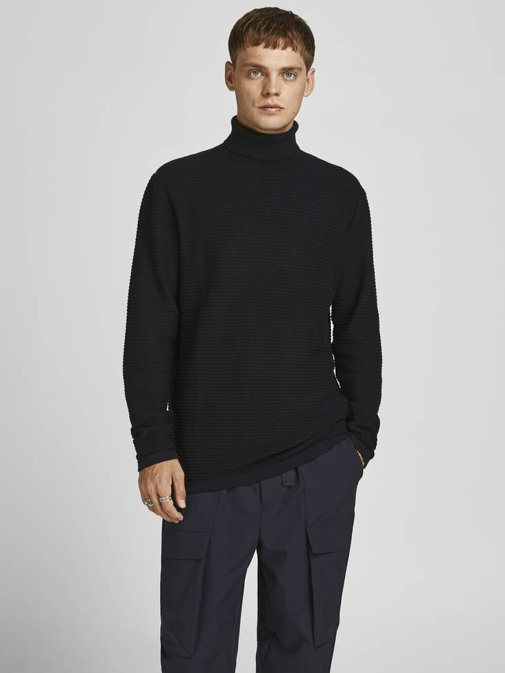 Jack&Jones miesten pooloneule Wind rollneck3 - Miesten neuleet - 129805 - 1