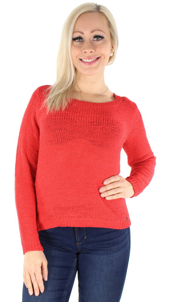 Only Neule Geena xo high risk red - Naisten neuleet - 124765 - 1