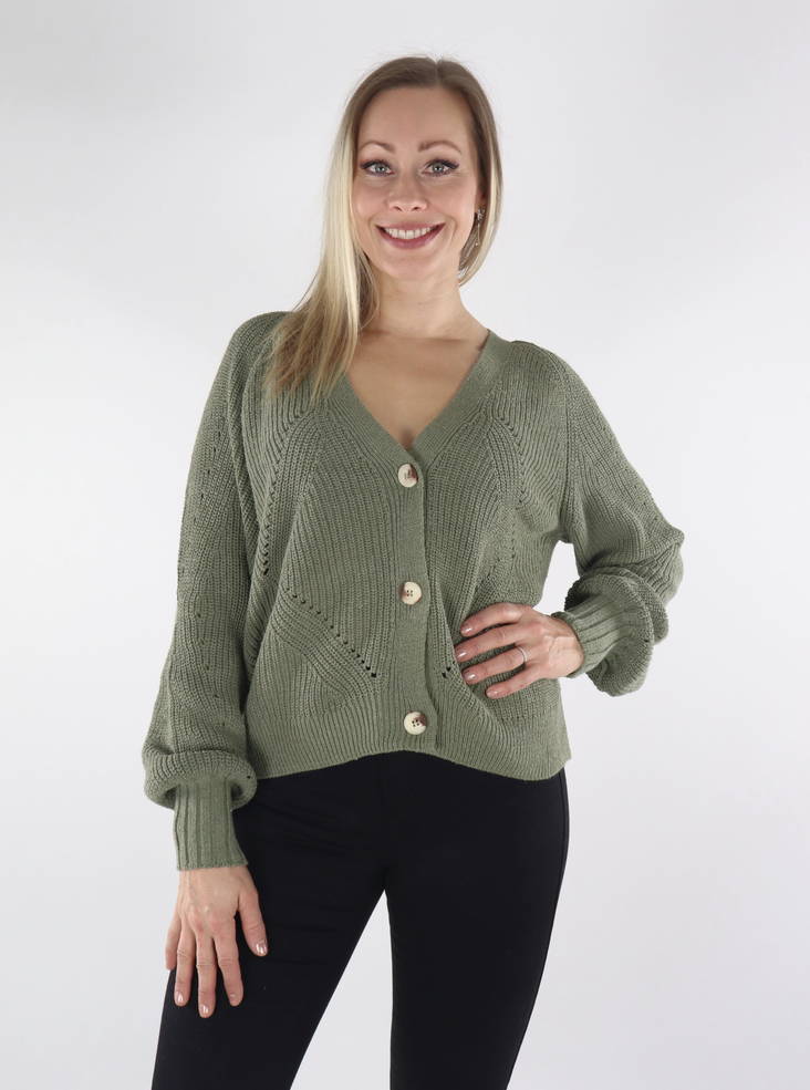 Only naisten neuletakki Ella vihreä - Naisten neuleet - 134715 - 1