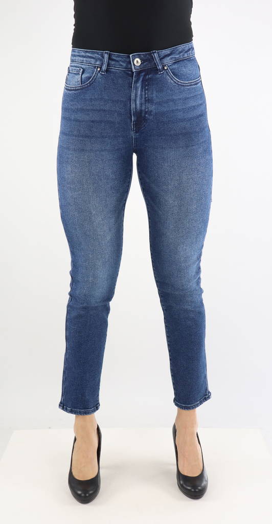 Only dam Jeans Sui mid slim ankel blå - Jeans för damer - 131875 - 1