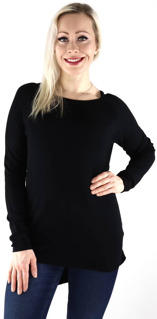 Only naisten pitkä neule Mila lacy long musta - Naisten neuleet - 132145 - 1