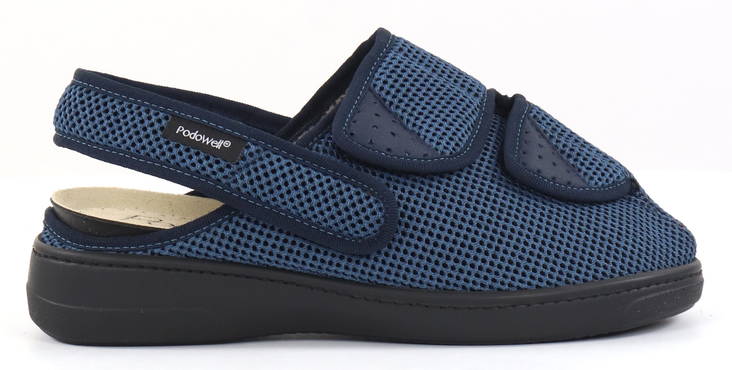 Podowell unisex maskintvättbara tofflor/sandaler Arry blå - Tofflor för damer - 130695 - 1