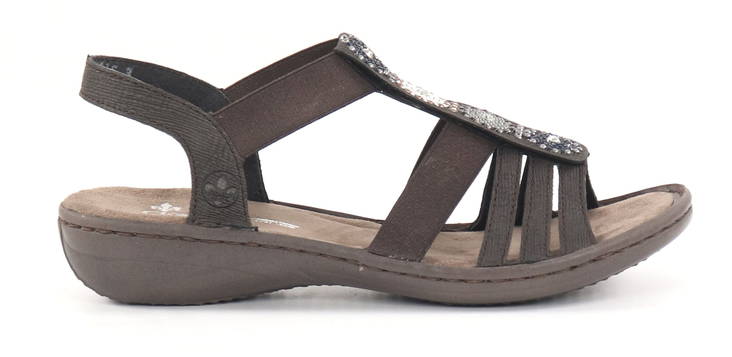 Rieker Sandaler 608G9-47 grå - Rieker sandals - 133405 - 1
