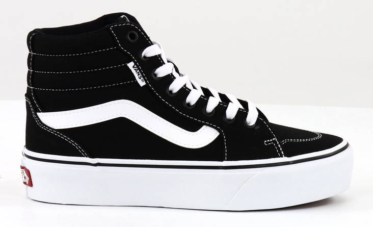 Vans paksupohjaiset varsitennarit Filmore Hi platform musta/valkoinen - Naisten tennarit - 129675 - 1