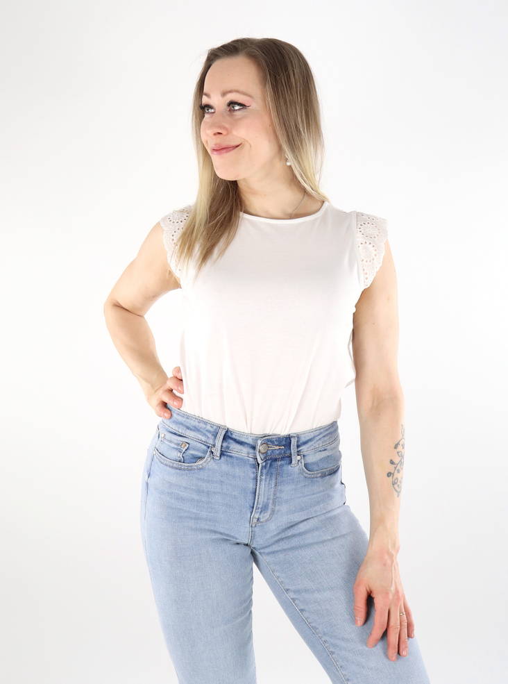 Vero Moda naisten toppi Emily valkoinen - Naisten topit - 135825 - 1
