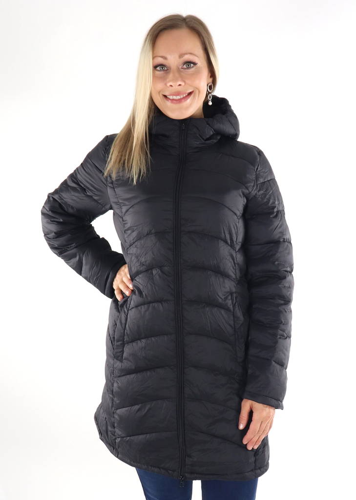 Vila Lättviktsjacka Sibiria lång svart - Lättviktsjackor för damer - 134185 - 1