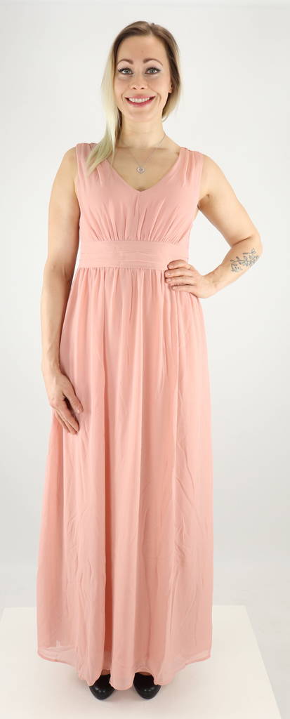 Vila Klänning Milina Lång misty rose - Klänningar och tunikor - 130085 - 1